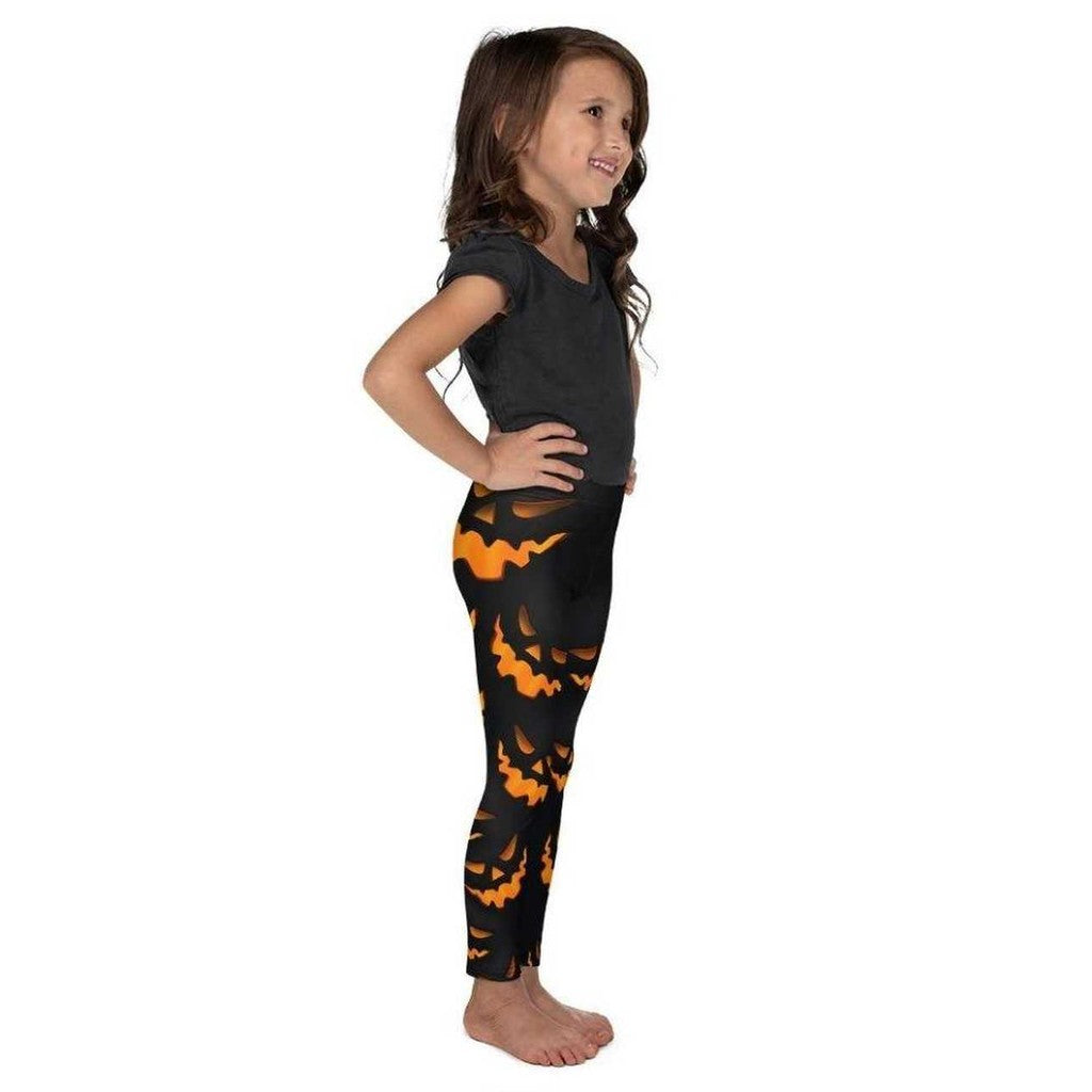 Spooky Halloween Pumpkin Kid's Leggings