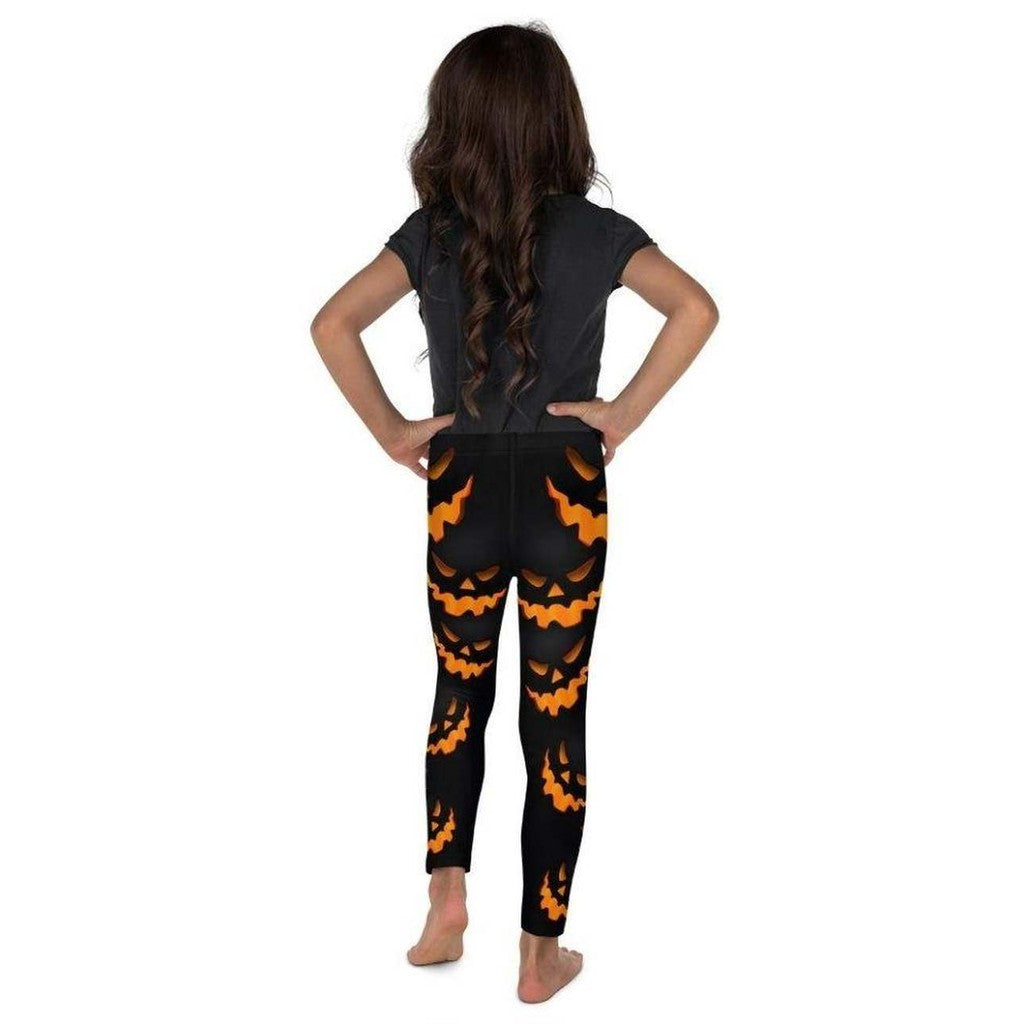 Spooky Halloween Pumpkin Kid's Leggings