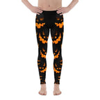 Spooky Halloween Pumpkin Men's Leggings