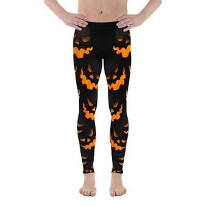 Spooky Halloween Pumpkin Men's Leggings