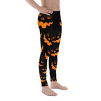 Spooky Halloween Pumpkin Men's Leggings