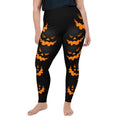 Spooky Halloween Pumpkin Plus Size Leggings