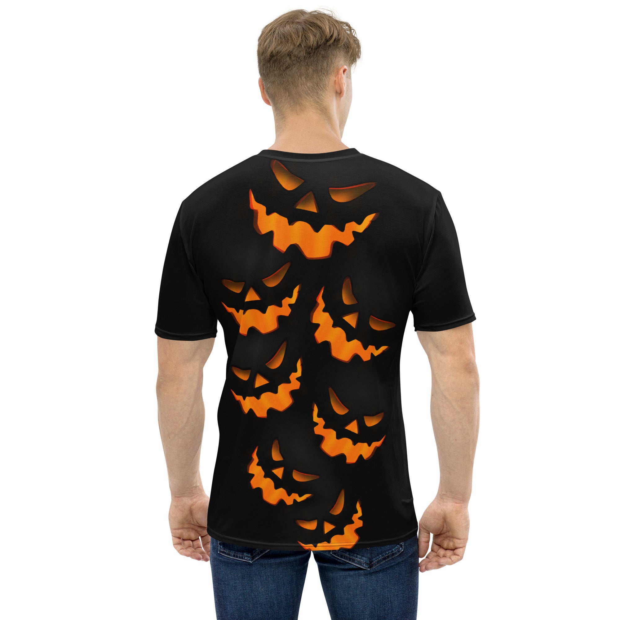 Spooky Pumpkin Halloween Men's T-shirt