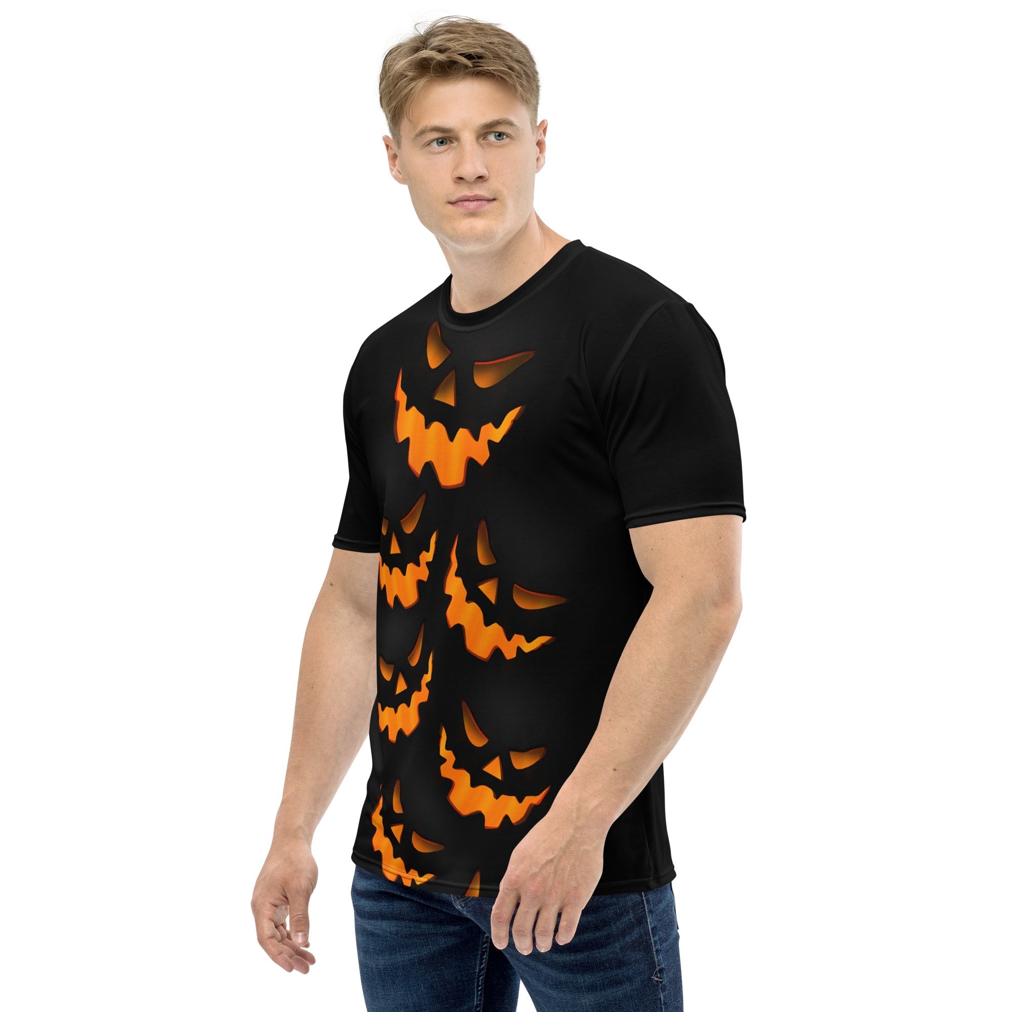 Spooky Pumpkin Halloween Men's T-shirt