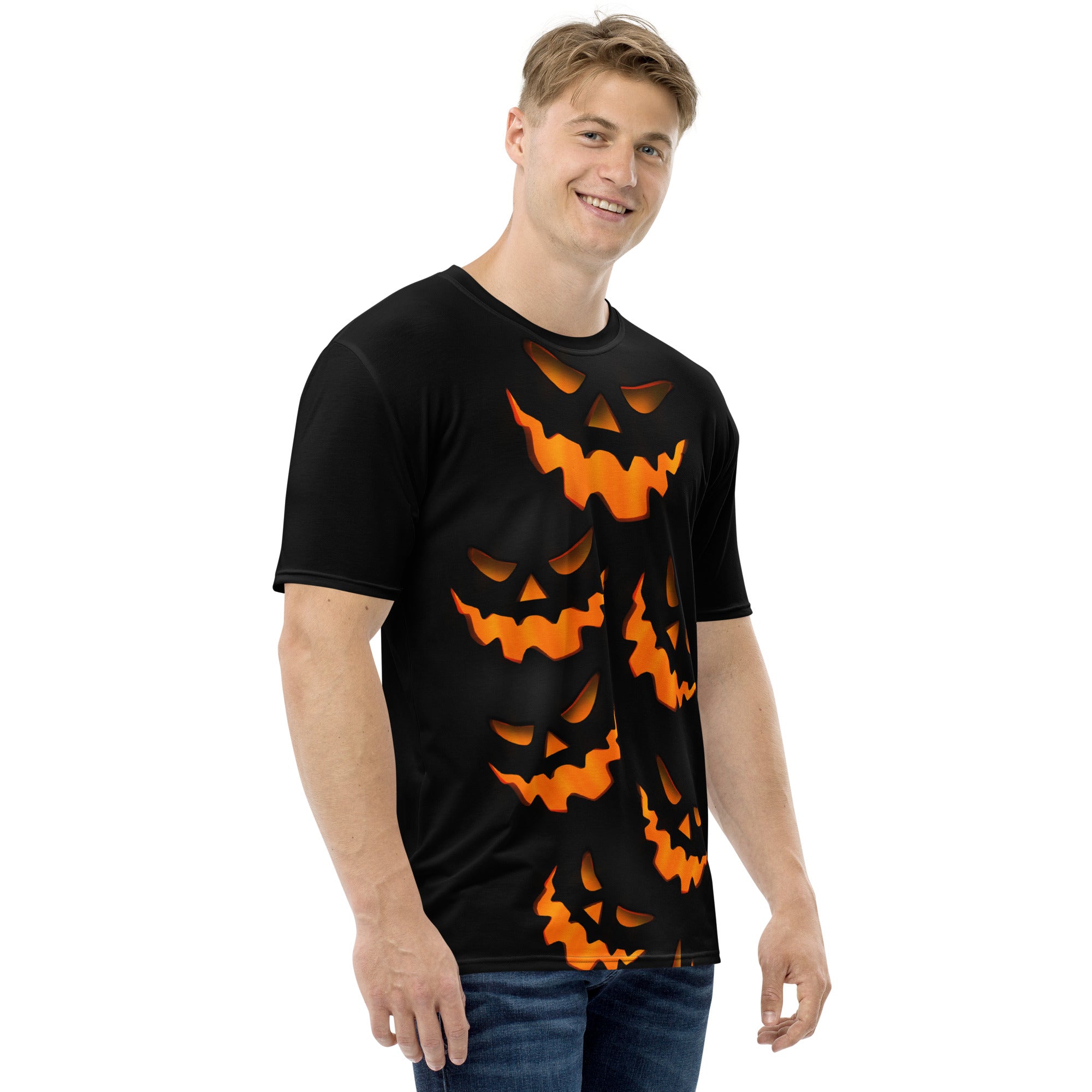Spooky Pumpkin Halloween Men's T-shirt