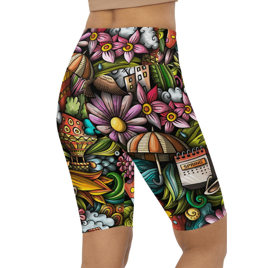 Springtime Biker Shorts