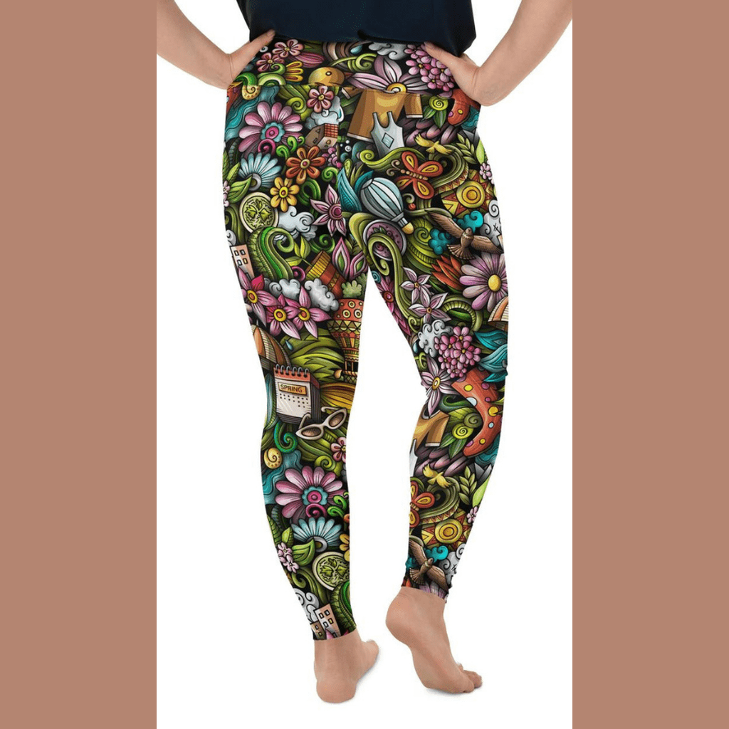 Springtime Plus Size Leggings