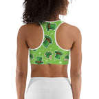 St. Patrick’s Day Pattern Sports Bra