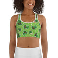 St. Patrick’s Day Pattern Sports Bra