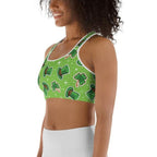 St. Patrick’s Day Pattern Sports Bra