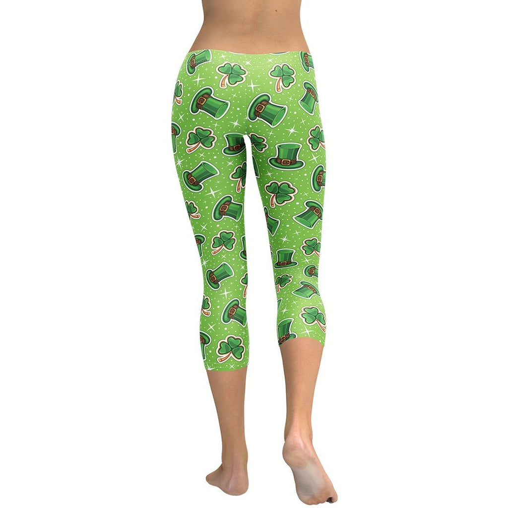 St. Patrick Day Pattern Capris