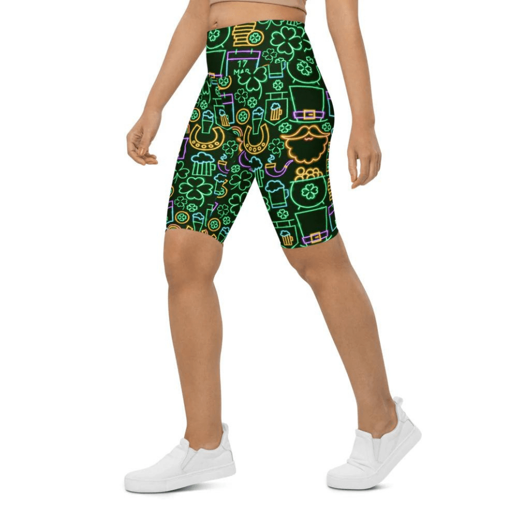 St. Patrick's Celebration Biker Shorts