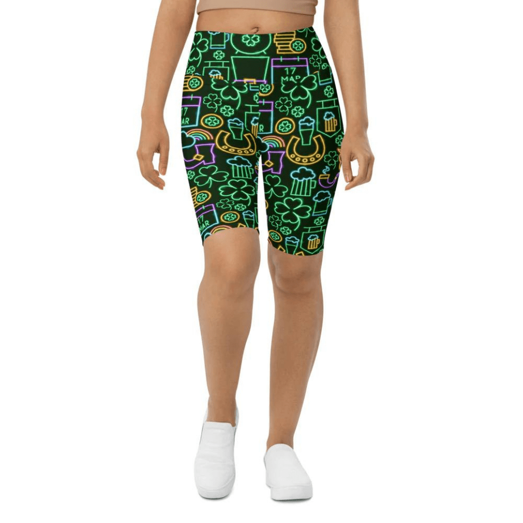 St. Patrick's Celebration Biker Shorts