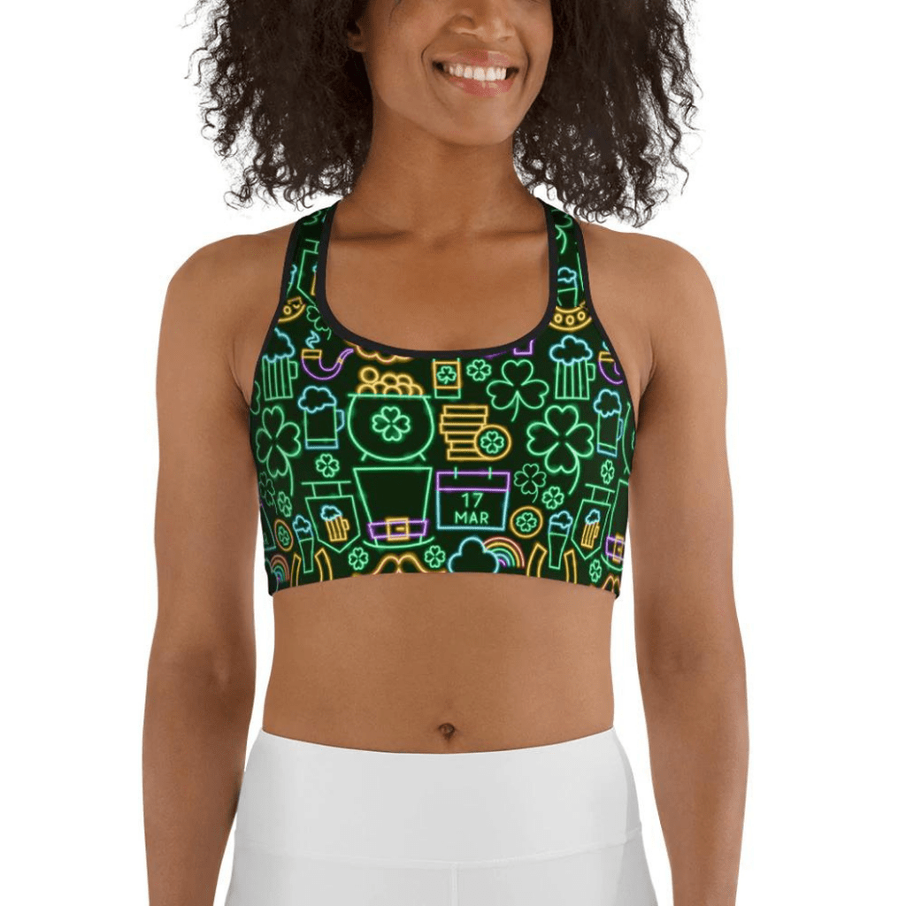 St. Patrick's Celebration Sports bra