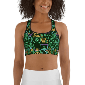 St. Patrick's Celebration Sports bra