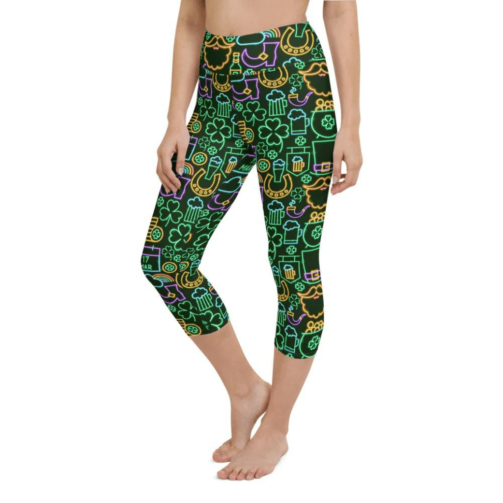 St. Patrick's Celebration Yoga Capris