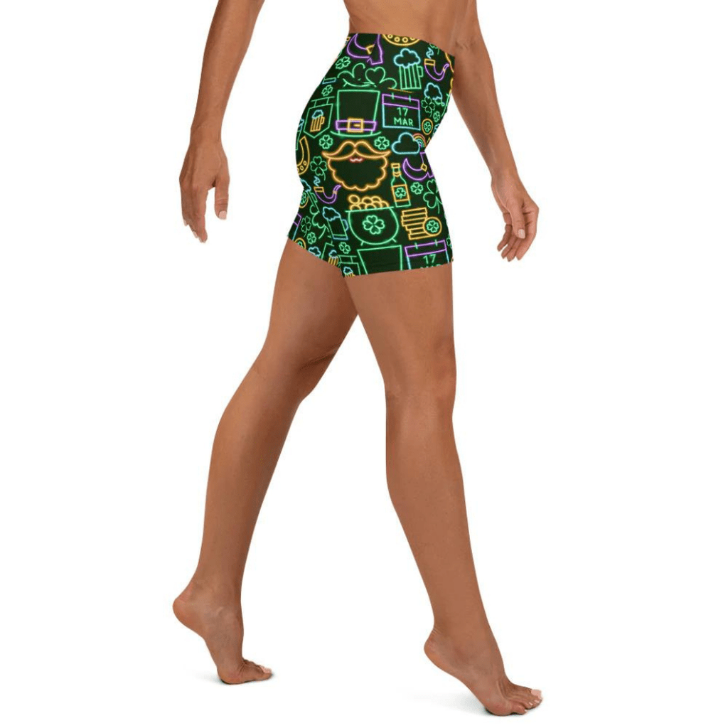 St. Patrick's Celebration Yoga Shorts