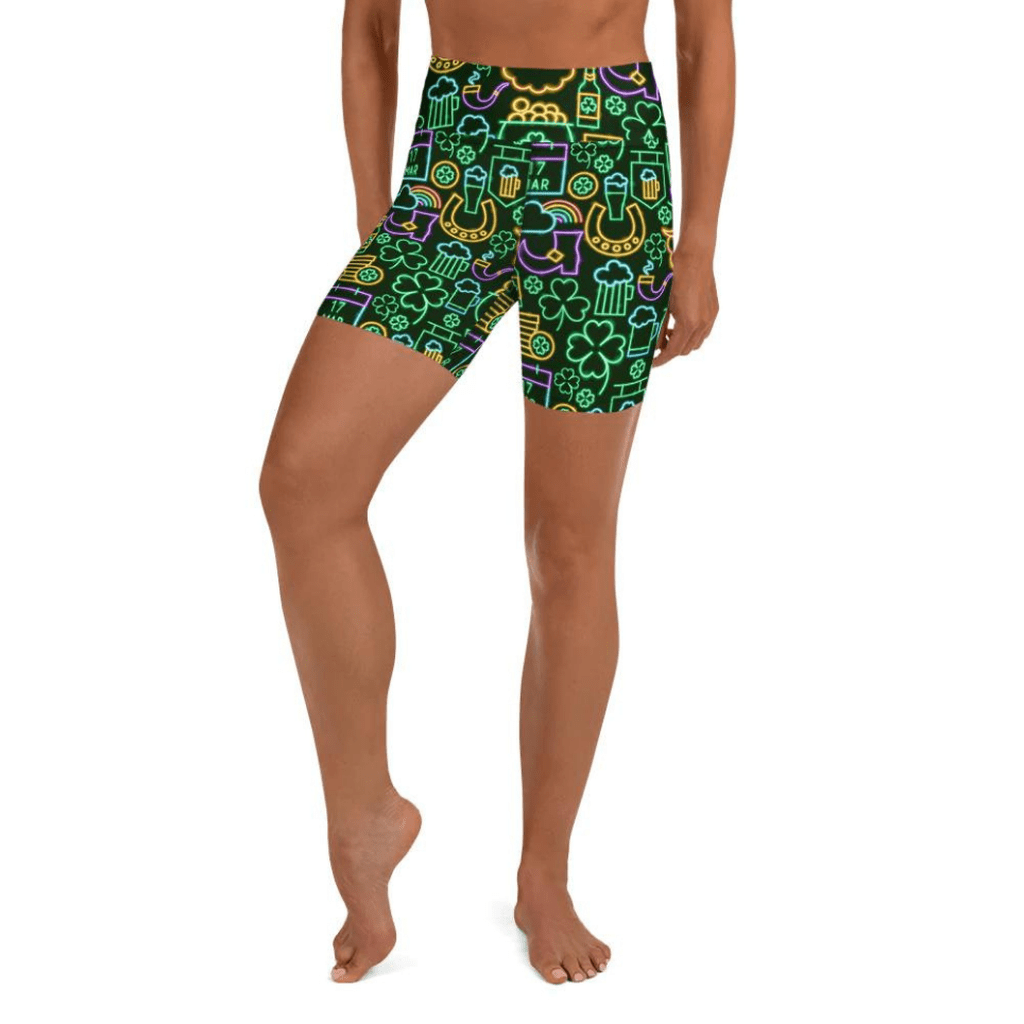 St. Patrick's Celebration Yoga Shorts