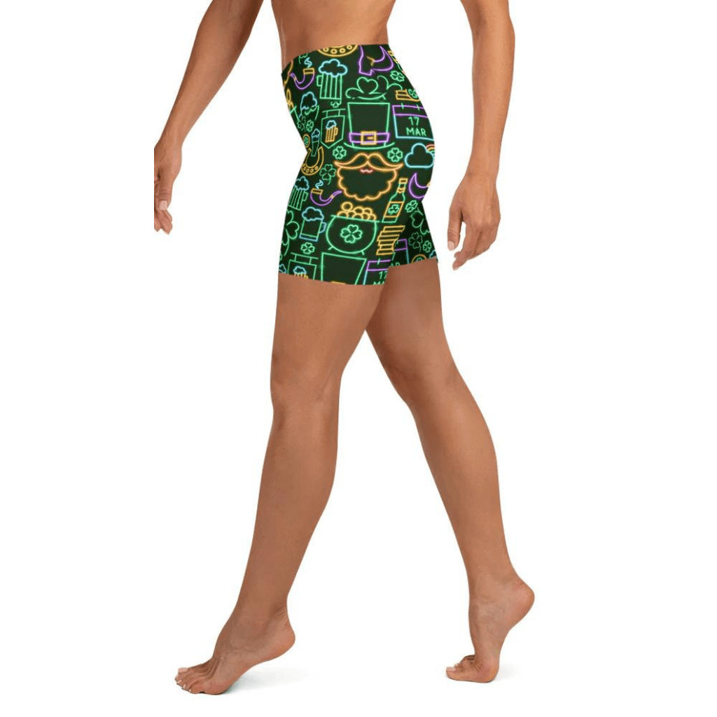 St. Patrick's Celebration Yoga Shorts