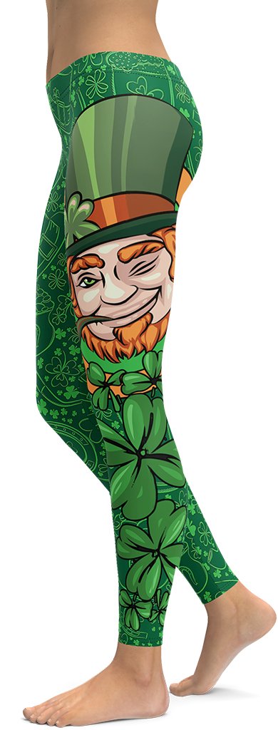 St.Patrick's Ginger Beard Man Leggings