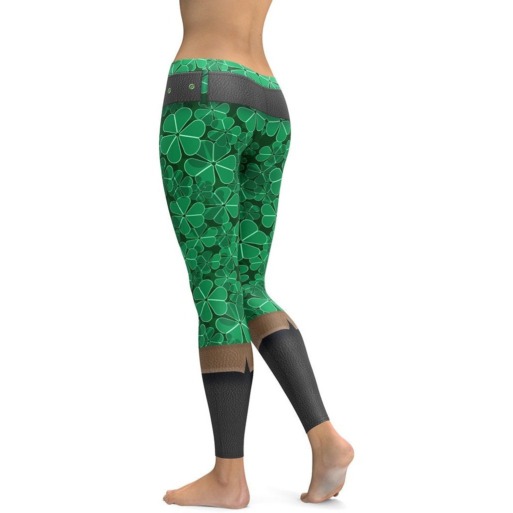 St. Patrick's Outfit Leggings - FiercePulse - Premium Workout Leggings - Yoga Pants