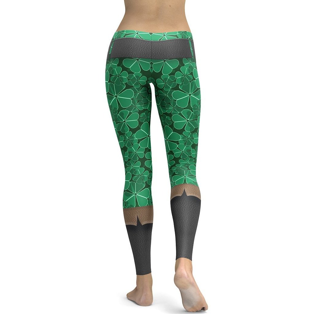 St. Patrick's Outfit Leggings - FiercePulse - Premium Workout Leggings - Yoga Pants