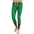St. Patrick's Outfit Leggings - FiercePulse - Premium Workout Leggings - Yoga Pants