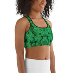 St. Patrick's Outfit Sports Bra