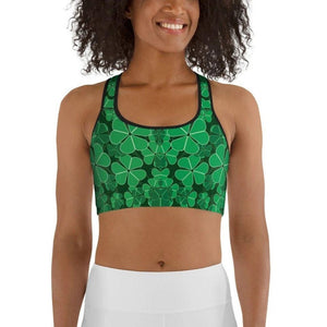 St. Patrick's Outfit Sports Bra