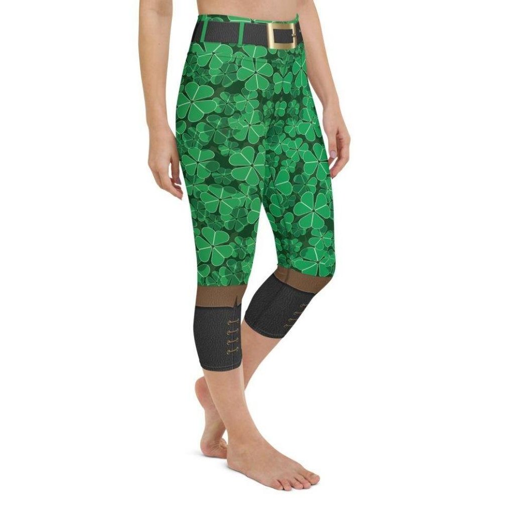 St. Patrick's Outfit Yoga Capris