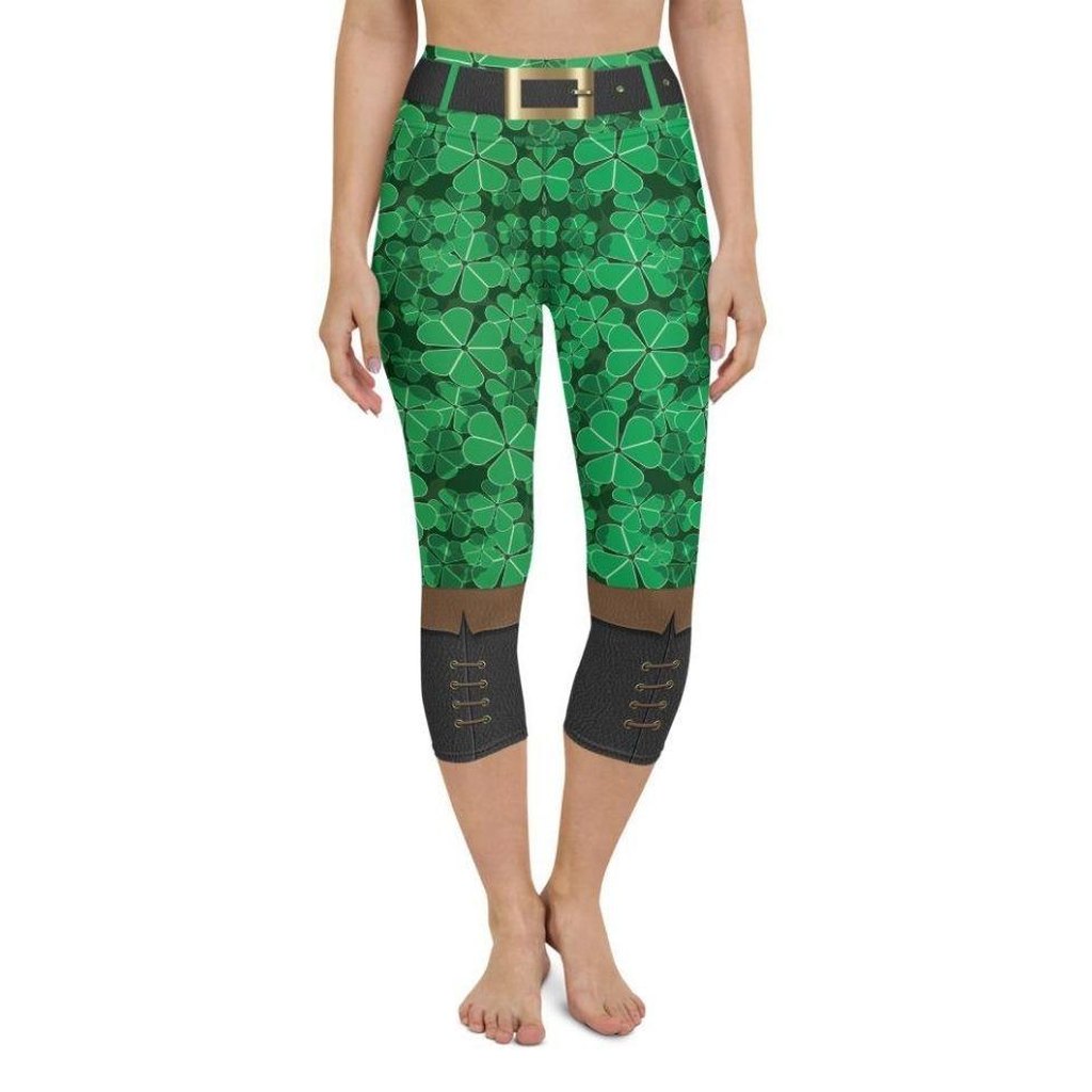 St. Patrick's Outfit Yoga Capris