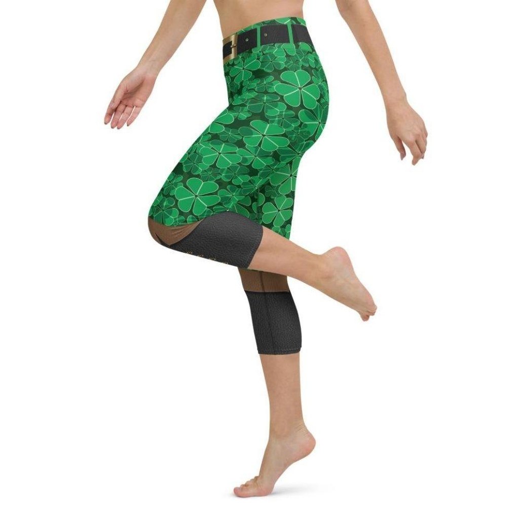 St. Patrick's Outfit Yoga Capris
