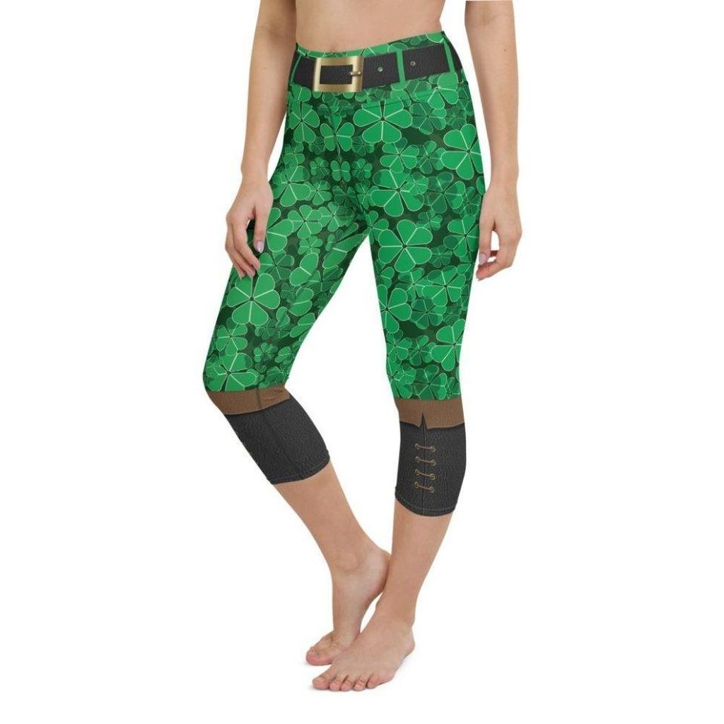 St. Patrick's Outfit Yoga Capris