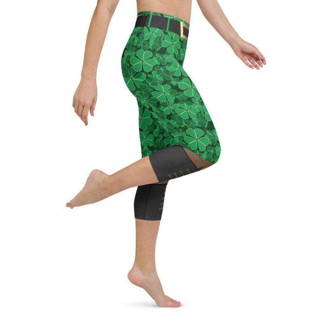 St. Patrick's Outfit Yoga Capris
