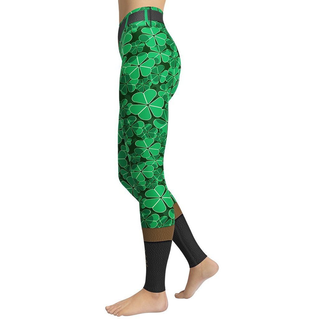 St. Patrick's Outfit Yoga Leggings - FiercePulse - Premium Workout Leggings - Yoga Pants