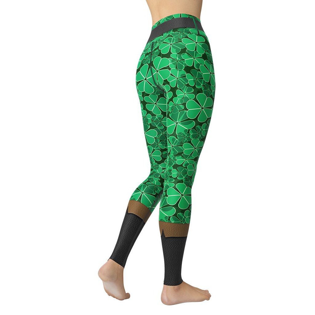 St. Patrick's Outfit Yoga Leggings - FiercePulse - Premium Workout Leggings - Yoga Pants