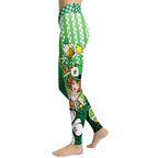 St. Patrick's Pop Art Yoga Leggings - FiercePulse - Premium Workout Leggings - Yoga Pants