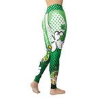 St. Patrick's Pop Art Yoga Leggings - FiercePulse - Premium Workout Leggings - Yoga Pants