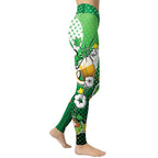St. Patrick's Pop Art Yoga Leggings - FiercePulse - Premium Workout Leggings - Yoga Pants