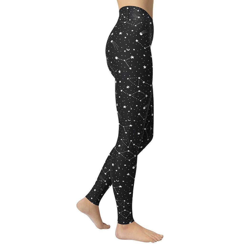 Star Constellations Yoga Leggings
