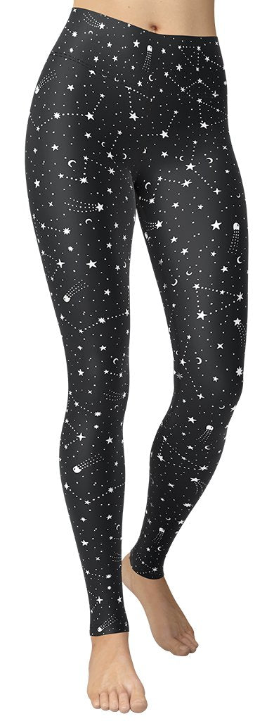 Star Constellations Yoga Leggings