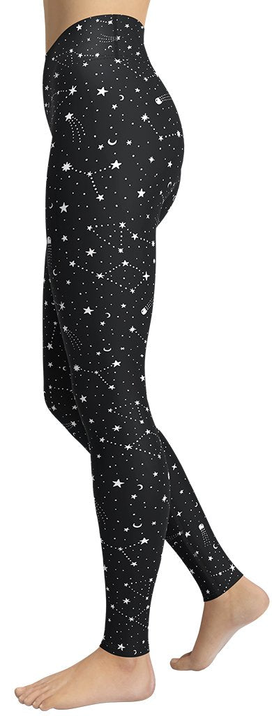 Star Constellations Yoga Leggings