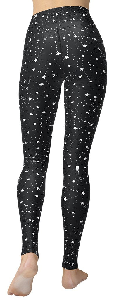 Star Constellations Yoga Leggings
