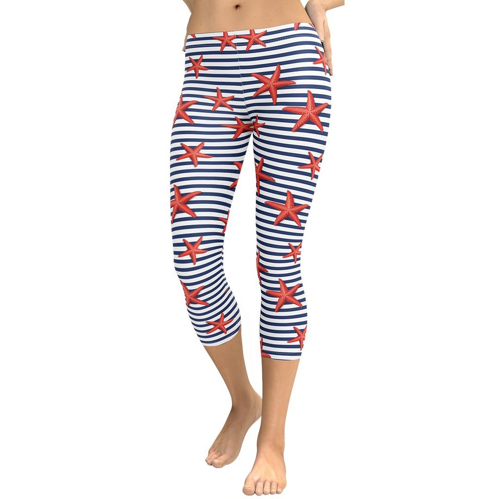 Starfish Stripe Capris