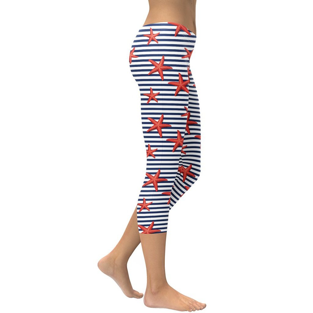 Starfish Stripe Capris