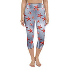 Starfish Stripe Yoga Capris