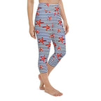 Starfish Stripe Yoga Capris