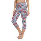 Starfish Stripe Yoga Capris