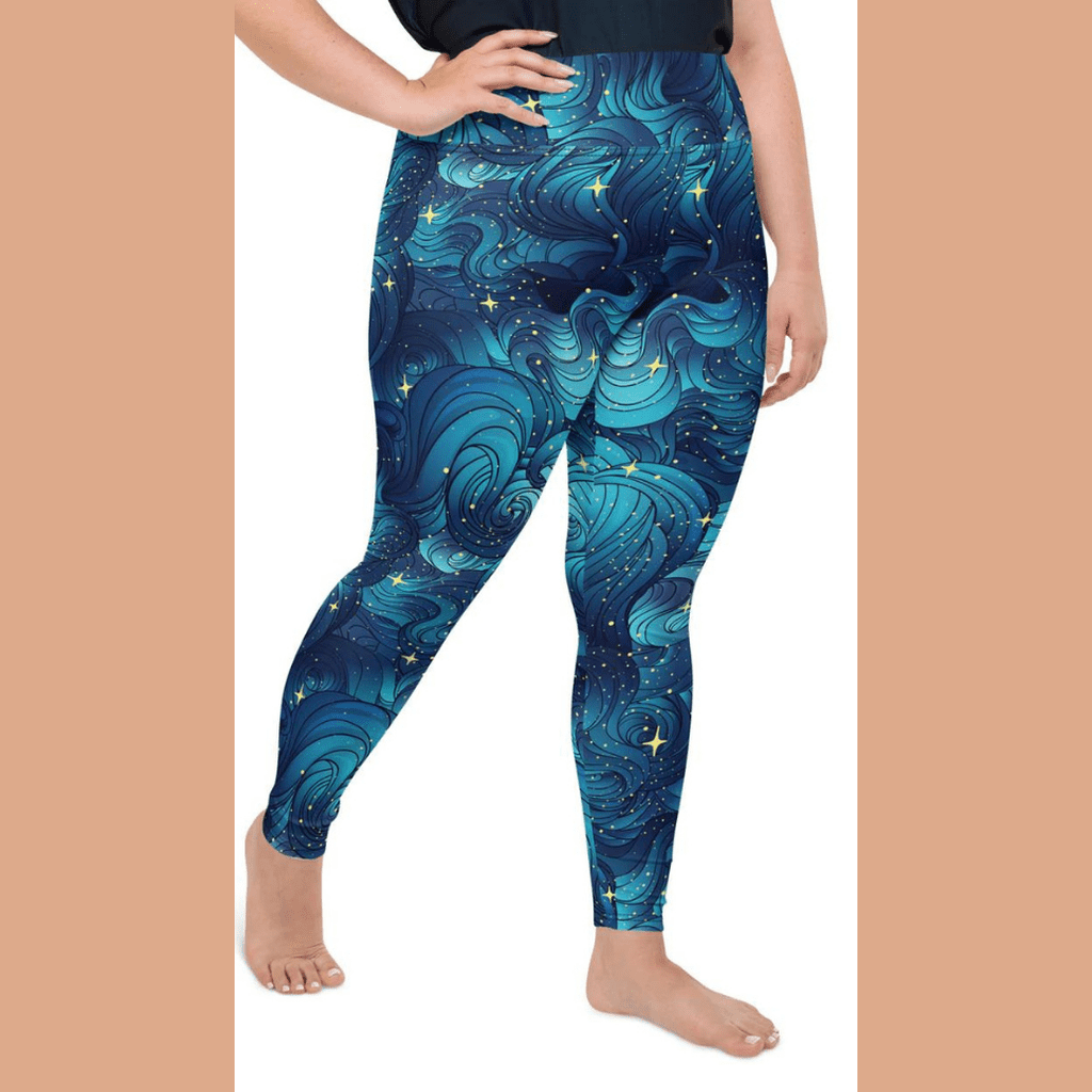 Starry Night Plus Size Leggings