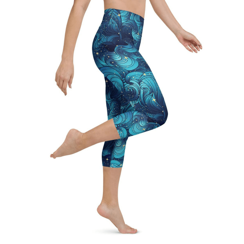 Starry Night Yoga Capris